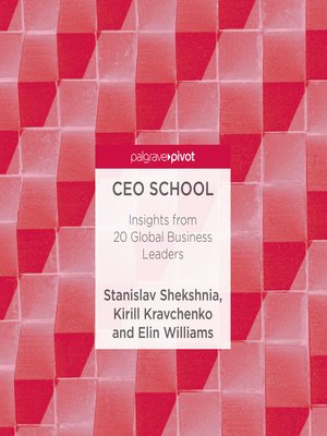 cover image of CEO School